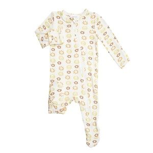 🖤 ANGEL DEAR Autumn Sunshine Zipper Footie PJ 9-12M
